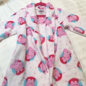 Peppa pig bathrobe